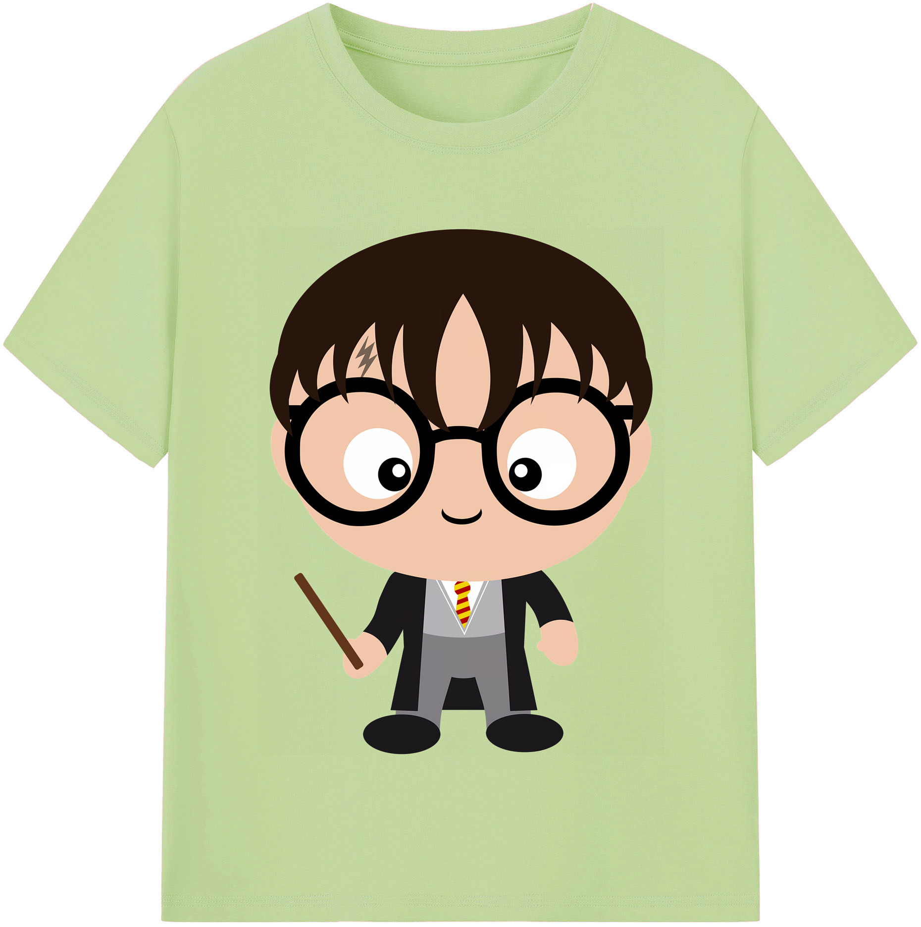 （画像用） Harry Potter ハリー・ポッターシリーズ 綿100％半袖Tシャツ（フロントプリント）